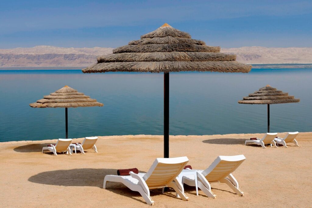 Marriott Dead Sea Resort – Jordan – Beach – www-marriott-com – qmdjv-beach-0214-hor-clsc